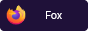 Firefox logo next to the word "Fox"