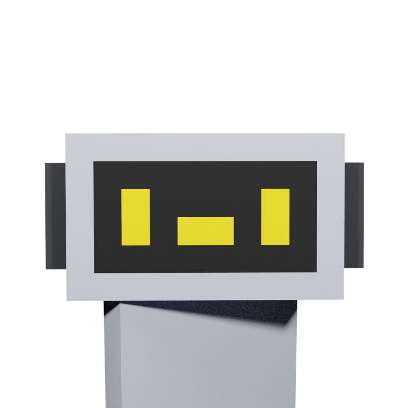 A multibot with yellow eyes.